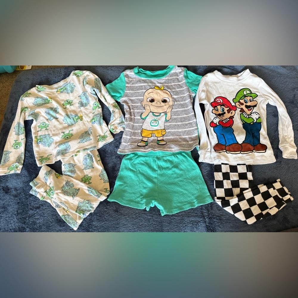 Toddler character pajama bundle set